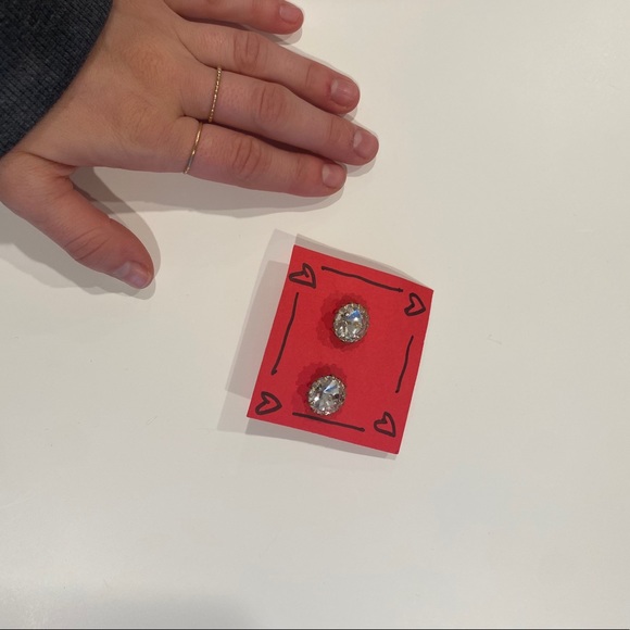 ‼️ SILVER EARRINGS nwot - Picture 2 of 3